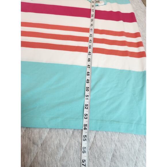 Talbots Women's Multicolor Striped Scoop Neck Sleeveless Maxi Sundress Size M - Picture 6 of 6